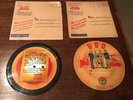 Two Vintage WW2 Pepsi-Cola Record Man In Service USO Record And Pepsi Centers