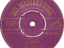 ELVIS PRESLEY ALL SHOOK UP THAT'S WHEN YOUR HEARTACHES BEGIN HMV 45-POP 359