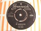 THE WHO My Generation N/Mint Brunswick 1965 UK 7