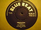 UK BLUE BEAT BB 367-THE JETLINERS-MEDITATION/GIRL SATCHMO-NATURE OF LOVE-NR EX