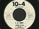 Rare Rockabilly 45   Bobby Allen   10-4   C.B. Baby   Listen