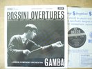 ROSSINI OVERTURES PIERINO GAMBA LSO - DECCA ED1 WB/G 1961 STEREO LP RECORD