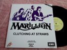 Marillion-Clutching at Straws LP Mexico Promo Radio Station Unique Cover EMI