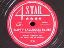 Nick Esposito-His Guitar & Orch/Empty Ballroom Blues/4 Star 1294/NEW OLD STOCK*