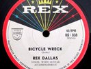 REX DALLAS - BICYCLE WRECK/THAT'S MY LOVE - VERY RARE 1960 AUSSIE 7'' REX SINGLE
