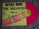 Pink Sex Pistols LP Signed by all members and in very good condition