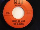 THE ILLUSIONS Drums Au Go Go Lovingly Yours instrumental Moody Garage Hear  45