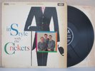 *SIGNED BY SONNY CURTIS* THE CRICKETS In Style With LP (1960 UK VG) Buddy Holly