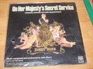 ON HER MAJESTY'S SECRET SERVICE SOUNDTRACK LP JAMES BOND 007 JOHN BARRY UAS 5204