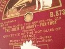 Quintette Of The Hot Club Of France - The Sheik Of Araby / Liebestraum No.3 78