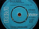 DAVID BOWIE Young Americans / Knock On Wood GREEK 1974 ORIGINAL 7