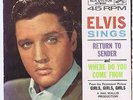 Elvis Presley 45 Return To Sender NM 1962 BB # 2 Canada RCA Victor 47-8100 W/PS