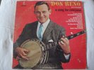 DON RENO AND HIS 5 STRING BANJO A SONG FOR EVERYONE VINYL LP MONUMENT RECORDS