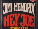 JIMI HENDRIX: Hey Joe / Stone Free 45 (Germany, PS w/ woc & wear, insert)