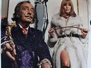 Original Bildposter Salvador Dali und Amanda Lear