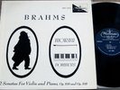ERICA MORINI:Brahms 2 Vln Sonatas:Pommers:Westminster XWN 18592:Orig Blue:NM