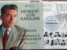 Sibelius Symphony #2:Karajan:Columbia SAX 2379:Orig T/S:NM Beauty