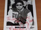 Michael Jackson Signed Promo Picture