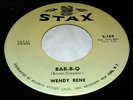 WENDY RENE 45 Bar-B-Q STAX 159 RARE NORTHERN SOUL VG+