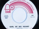 Crossover Soul/Sweet 45 BULL & EL CAPALARA'S Girl Of My Heart BELL HEAR promo