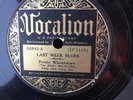 Vocalion 02843 Peetie Wheatstraw LAST WEEK BLUES 1934 EE+  78rpm