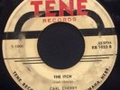 CARL CHERRY The Itch/Baby Doll 45 on TENE Rockabilly ORIGINAL Listen
