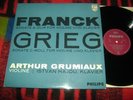 Philips A 00236 L ed1 Arthur Grumiaux, Hajdu: Franck, Grieg: Violin sonatas.