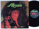 POISON Open Up & Say... Ahh  CAPITOL/ENIGMA LP original cover