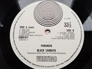 Black Sabbath Paranoid Earliest 1st UK Vertigo Swirl LP *BIG BEAR* *VERY RARE*