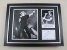 Brian Johnson Signed Photo Framed 16x12 AC/DC Autograph Memorabilia Display COA