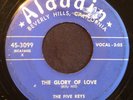 Five Keys, The Glory Of Love on Aladdin 3099, Nice early Doo-wop