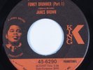 Funk Breaks 45 JAMES BROWN Funky Drummer KING promo HEAR