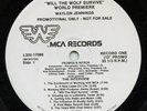 HEAR-Rare Country Radio Show- Waylon Jennings-Johnny Cash- Will The Wolf Survive