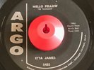 R&B Soul Etta James Mello Fellow / Bobby Is His Name ARGO RECORDS