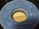ELVIS PRESLEY- MILKCOW BLUES BOOGIE. CANADIAN BLUE LABEL RARE.