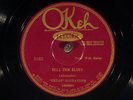78 RPM -- Texas Alexander, Okeh 8563, EE+ / E+ Blues