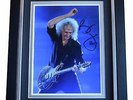 Brian May SIGNED 10x8 FRAMED Photo Autograph Display Queen Music COA