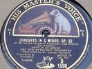 Arthur de Greef Piano HMV D-1590--2 Landon Ronald Saint-Saens UK 12'' 3x78rpm