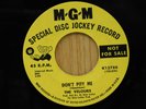 The Velours dj 45 DON'T PITY ME / I'M GONNA CHANGE   MGM VG++