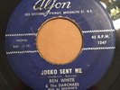 BEN WHITE & DARCHAES   ALJON   JOCKO SENT ME   Rare Orig. DOO WOP