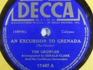 King Radio/The Growler-Government House Dance/Grenada Decca 17467 Calypso 78