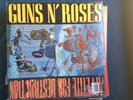 GUNS N' ROSES appetite for destruction banned cover LP '87 w/lyric inner uncenso