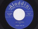 '53 New Orleans R&B SHIRLEY & LEE The Proposal/Two Happy People ALADDIN M- HEAR
