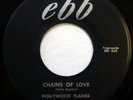 HOLLYWOOD FLAMES 45 Chains of Love / Let's Talk It Over EBB doo wop VG++ ws315