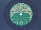 Django REINHARDT & GRAPELLY Quintet of France  China Boy   French DECCA 5824  EX