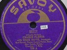 CHARLIE PARKER with MILES DAVIS BUZZY-DONNA LEE 78 rpm SAVOY
