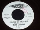 Mike Gordon & Agates 45 DORE Curfew On The Strip PROMO '66 Scott Engel Garage M-