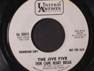 JIVE FIVE: Then Came Heart Break / In My Neighborhood 45 (dj, xol) Soul