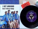 THE BEACH BOYS I GET AROUND?Don`t Worry Baby?K 22 740?RaRe?Blue Car Cover
