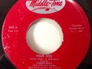 Carmen Davis 1960 Your Kiss 45 Middle-Tone 009 Ernie Freeman Hot R&B Rare EX